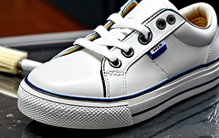 유아용 무지 스니커즈 - **

"A toddler happily painting white sneakers with colorful fabric paints, sitting on a bright pati...